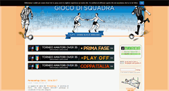 Desktop Screenshot of giocodisquadra.it