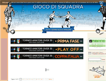 Tablet Screenshot of giocodisquadra.it